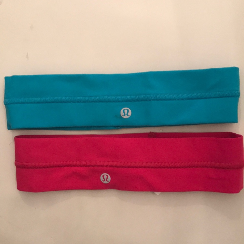 magenta and turquoise lululemon head band